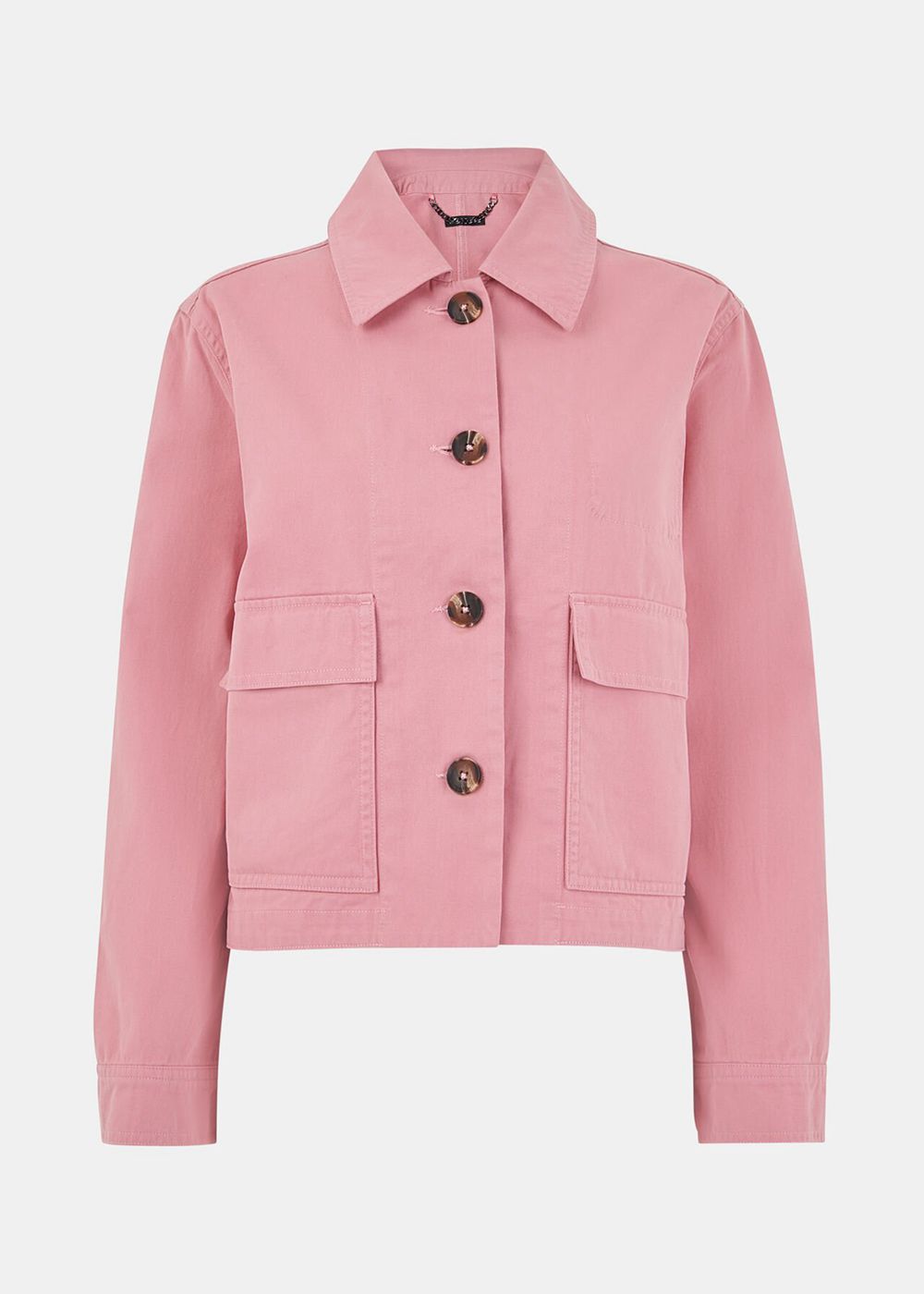 Whistles Marie Casual Jacket Pink | US-50132YTHX