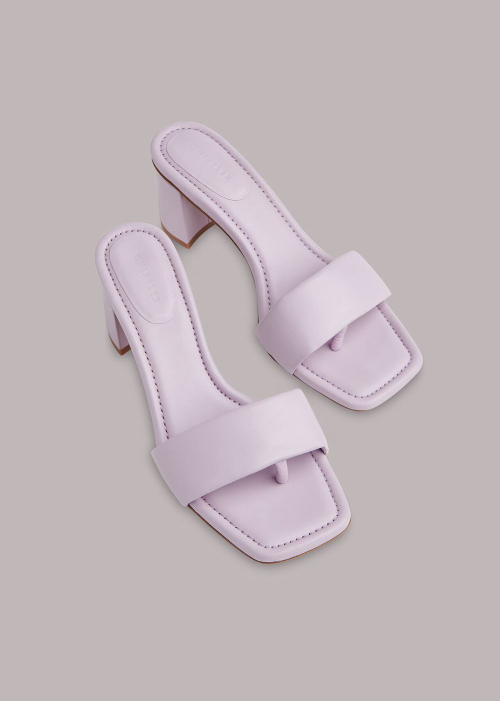 Whistles Marie Slip On Mule Purple | US-39582BQKE