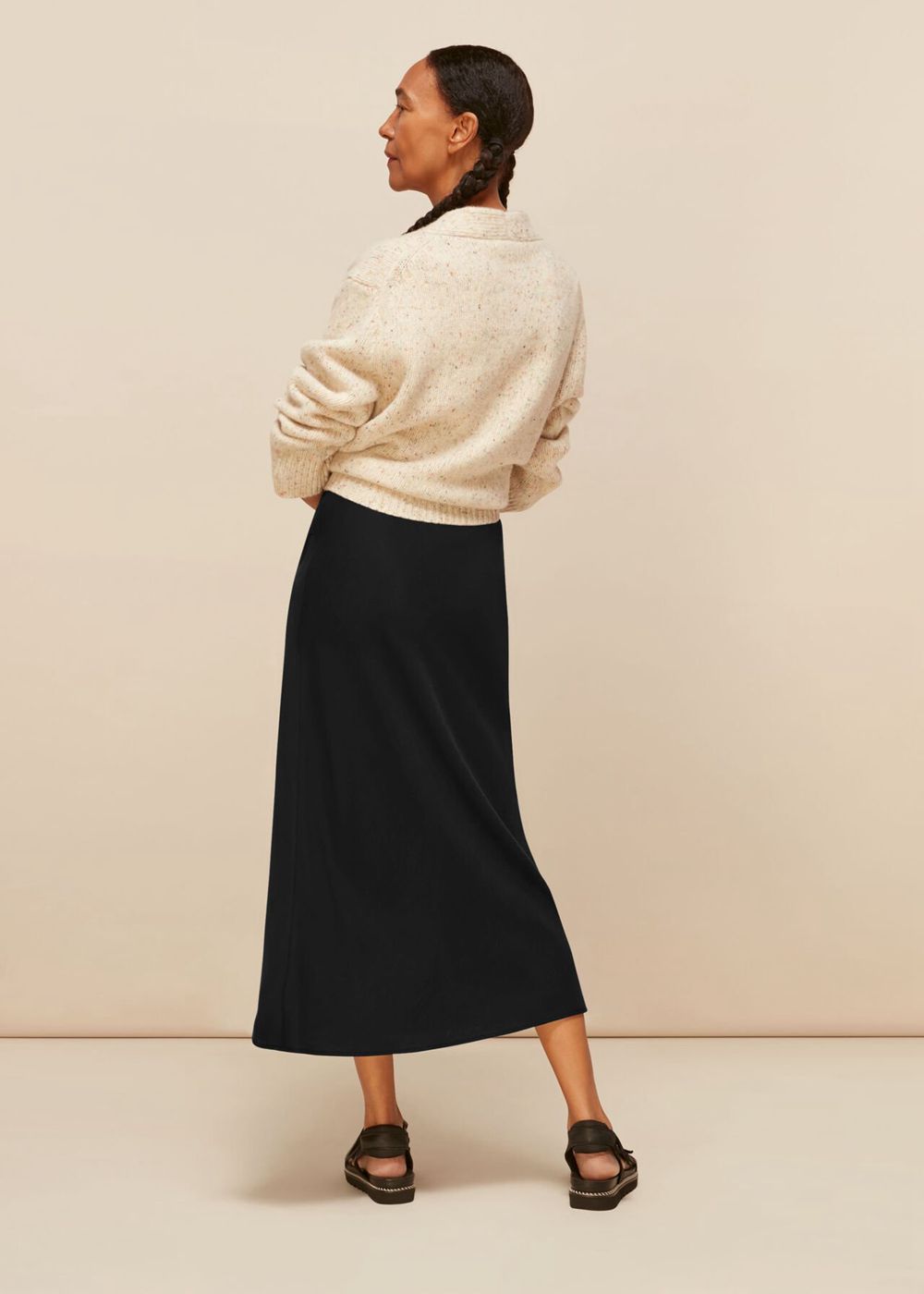 Whistles May Bias Cut Skirts Black | US-50612WTGP