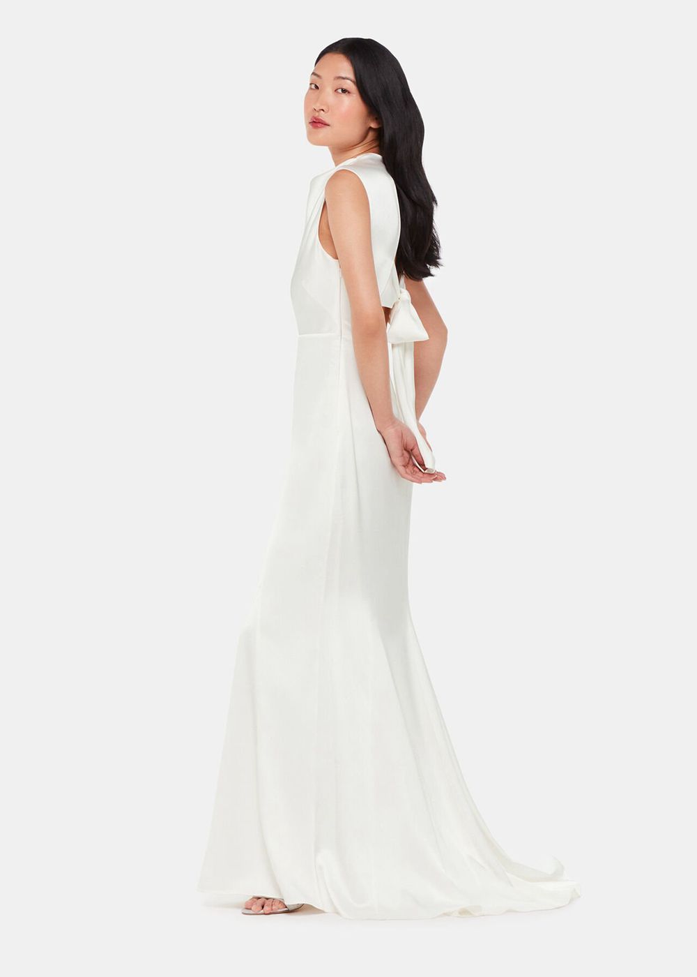 Whistles Melody Wedding Dress White | US-63157CXNJ