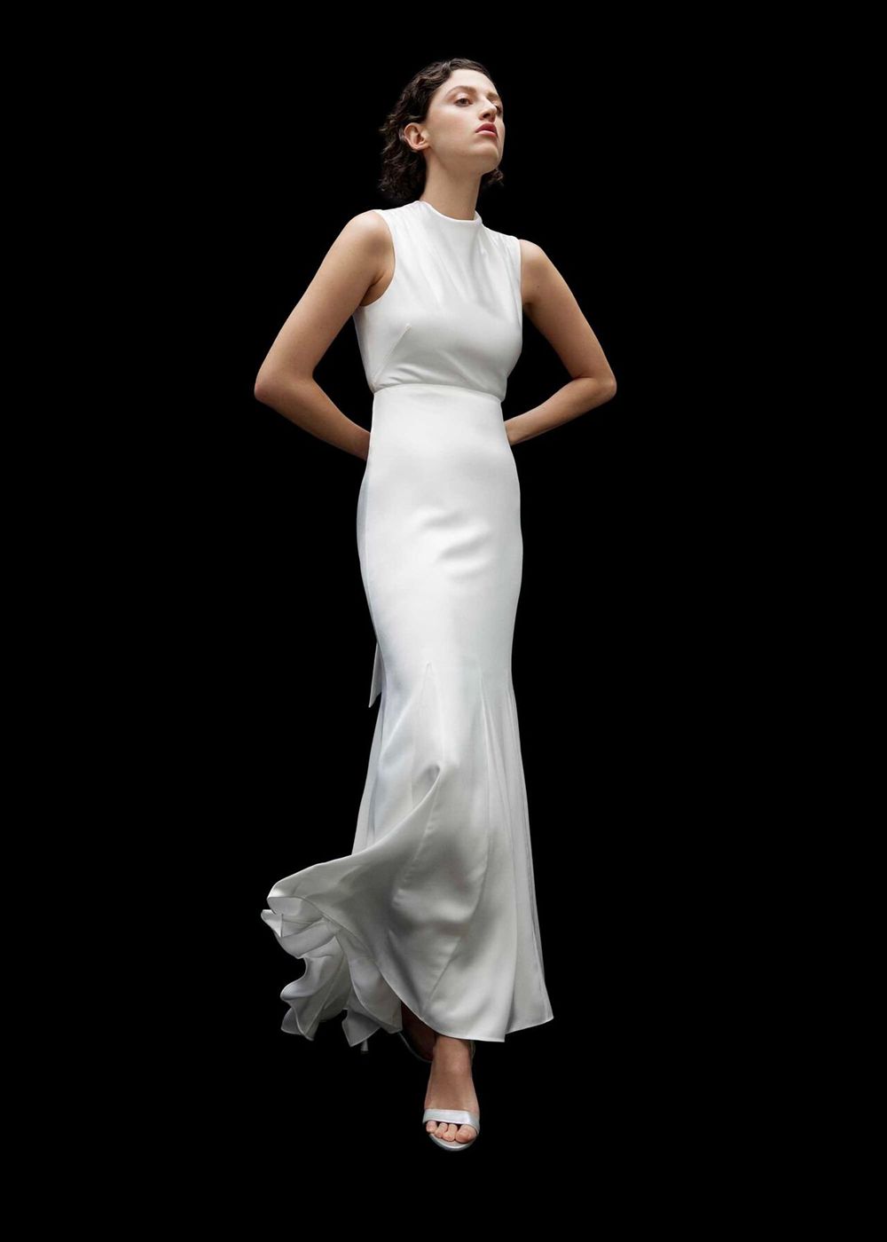 Whistles Melody Wedding Dress White | US-63157CXNJ