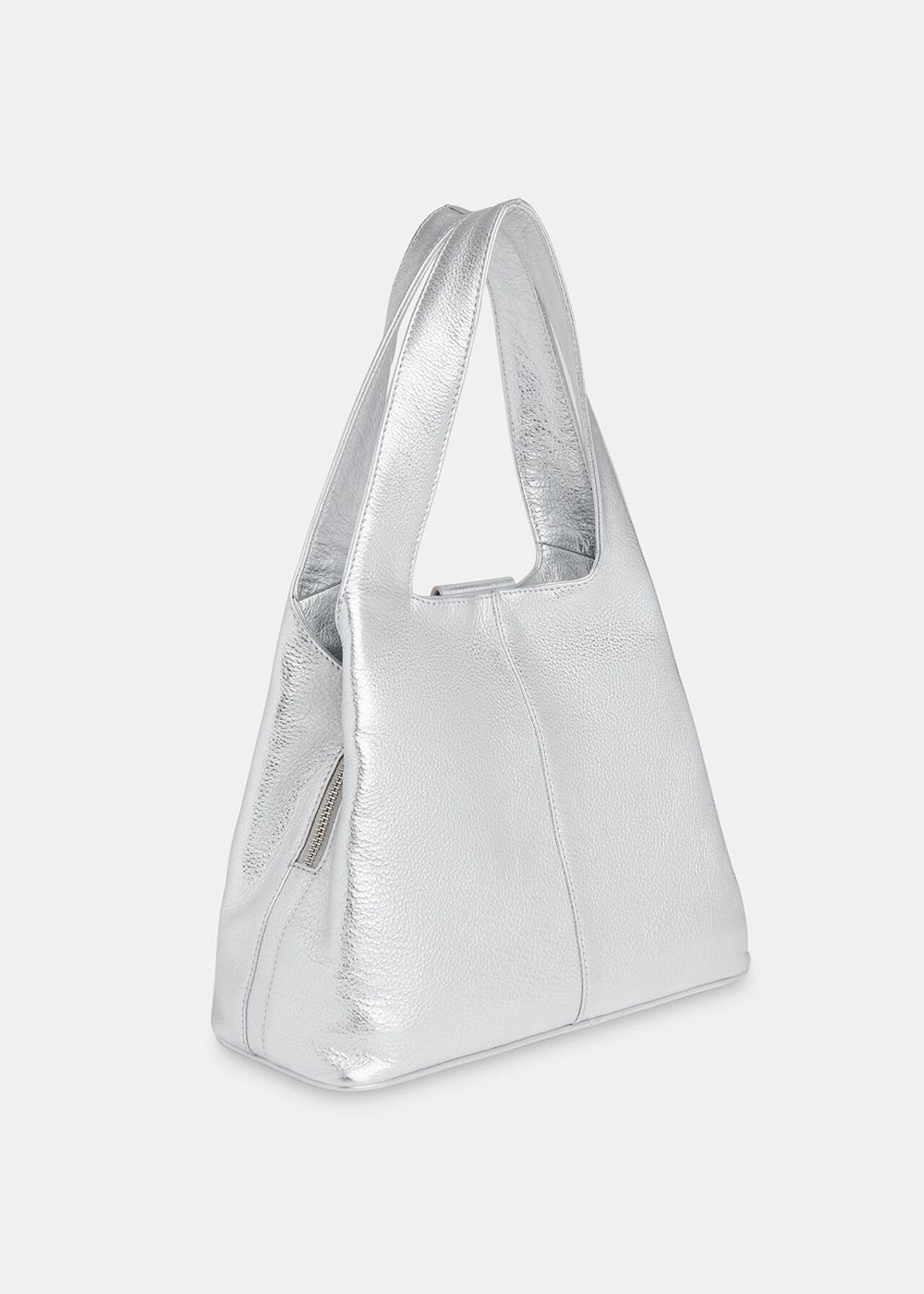 Whistles Mini Dia Tote Bags Silver | US-61308VZMF