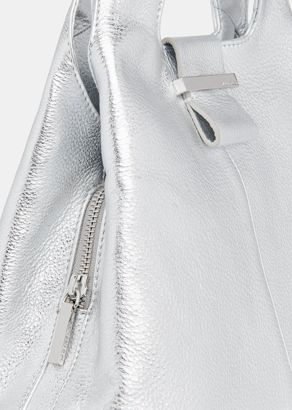 Whistles Mini Dia Tote Bags Silver | US-61308VZMF