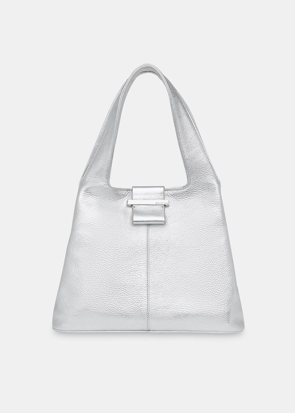 Whistles Mini Dia Tote Bags Silver | US-61308VZMF