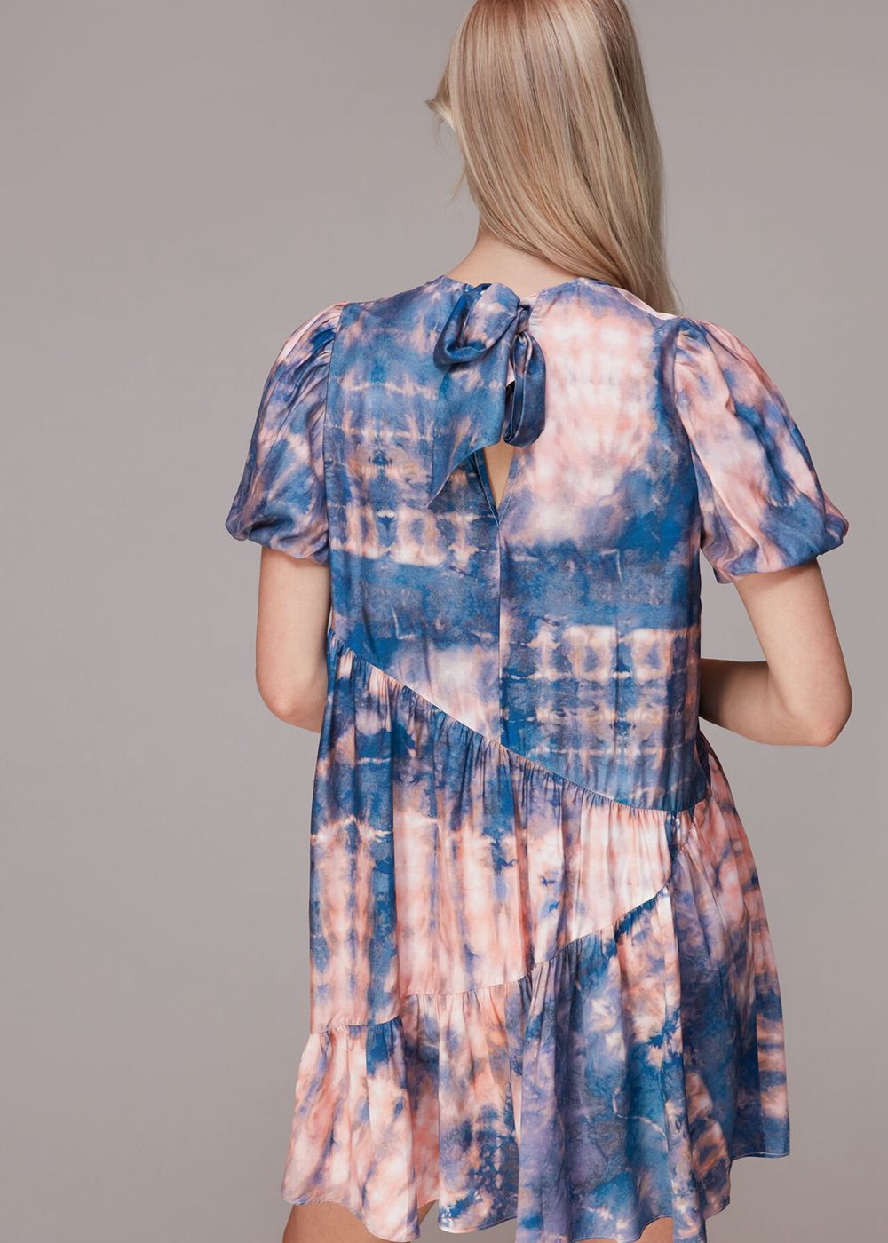 Whistles Mirrored Tie Dye Trapeze Dress Multicolor | US-61240RQSJ