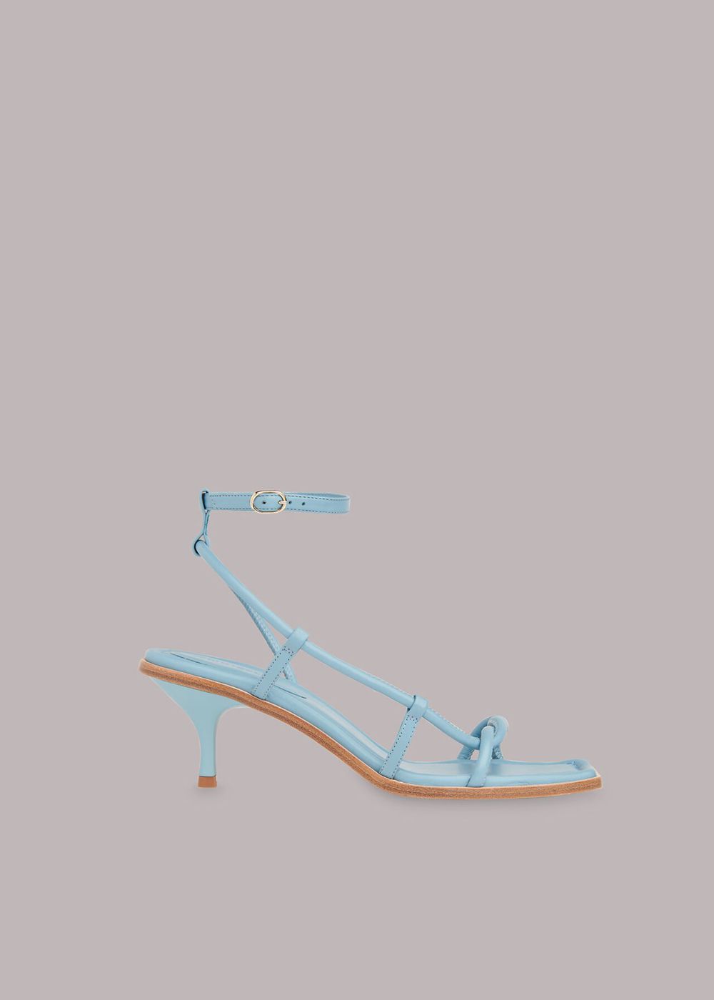 Whistles Mollie Twist Front Sandals Blue | US-21705NHSG