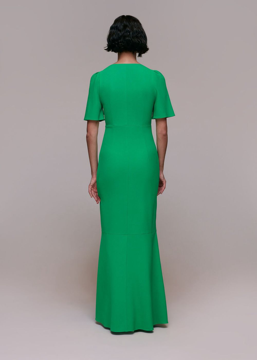 Whistles Molly Maxi Dress Green | US-26193JZCH