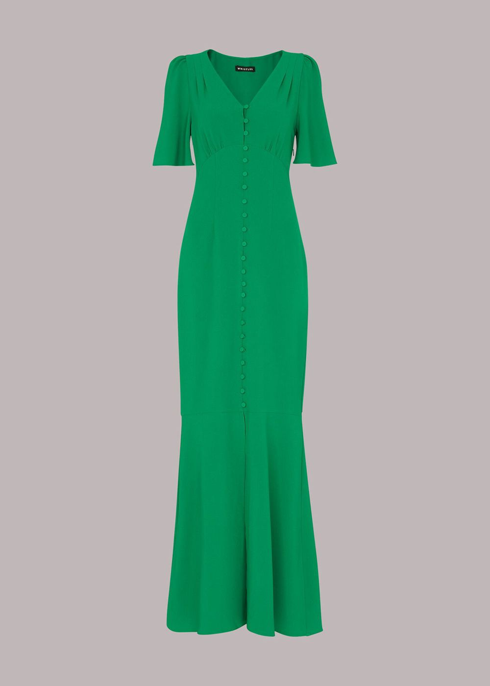 Whistles Molly Maxi Dress Green | US-26193JZCH