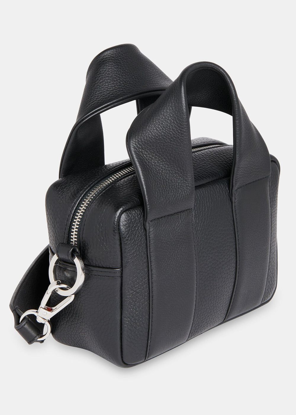 Whistles Monika Crossbody Bag Black | US-16435RXST