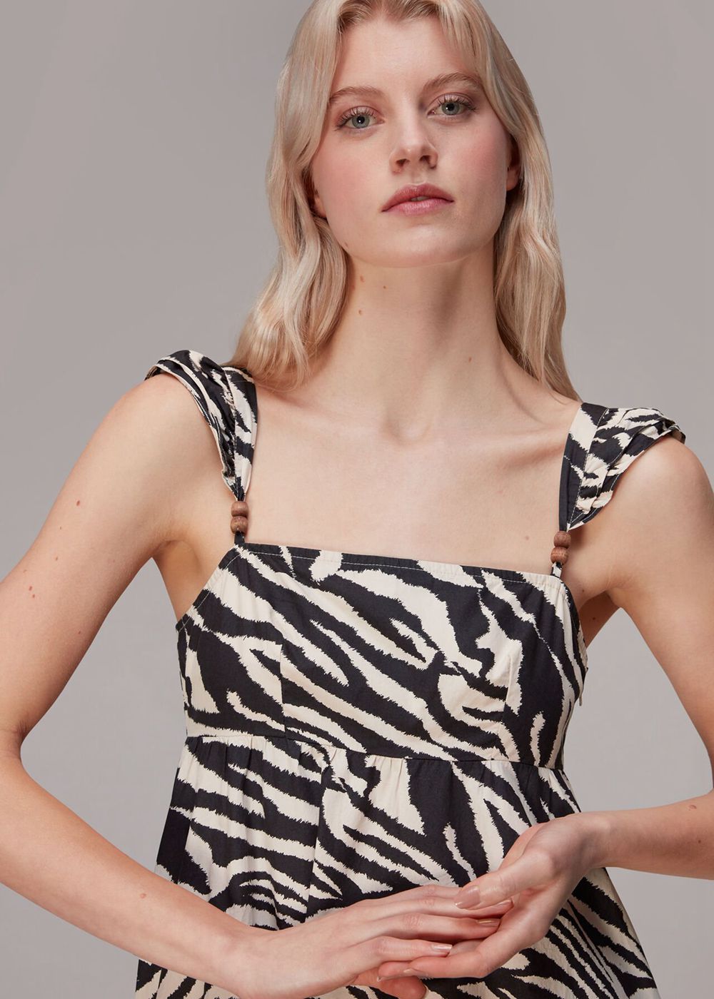 Whistles Mountain Zebra Print Dress Multicolor | US-45879NFRI