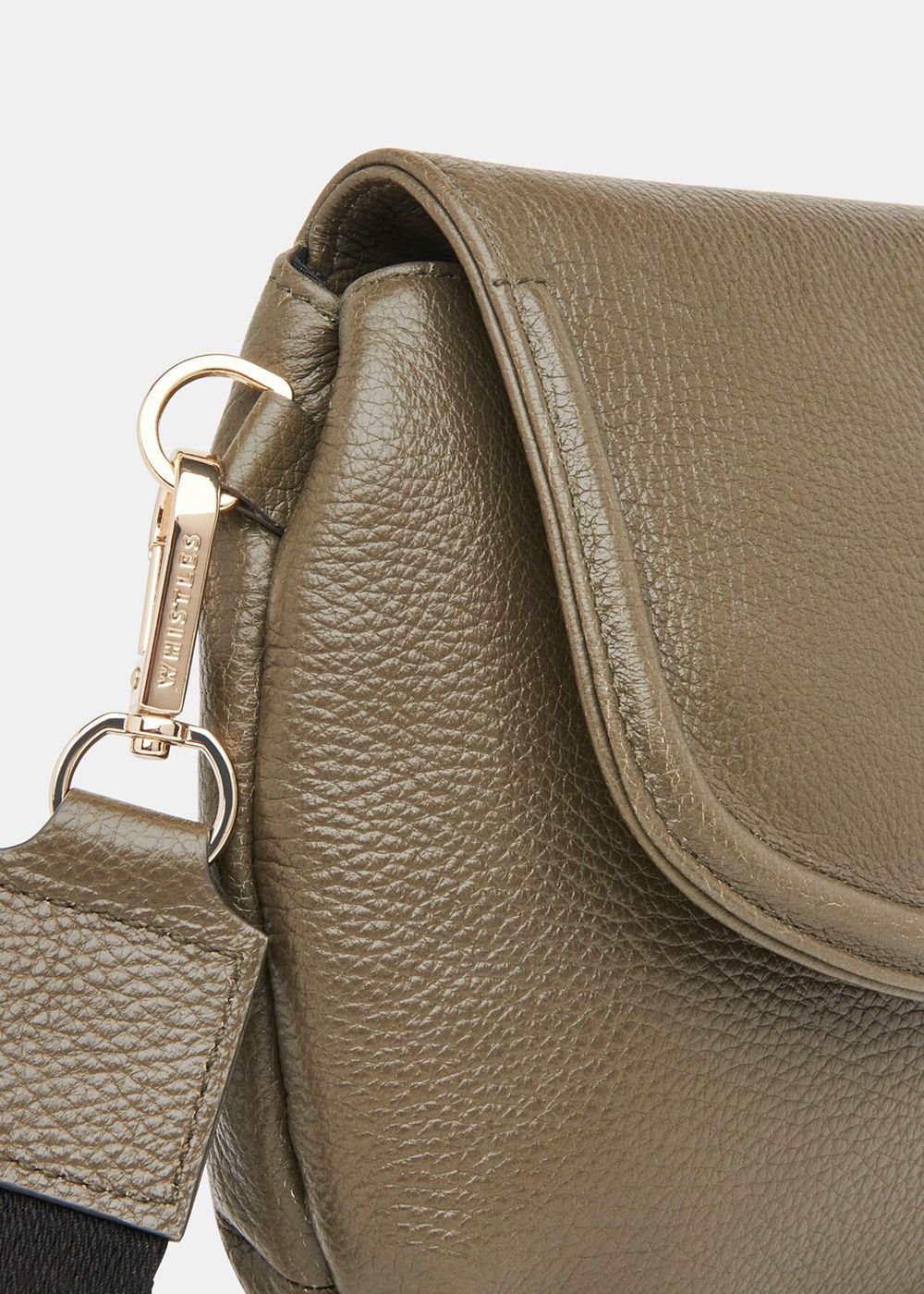 Whistles Nala Soft Saddle Bags Khaki | US-80256TUDP