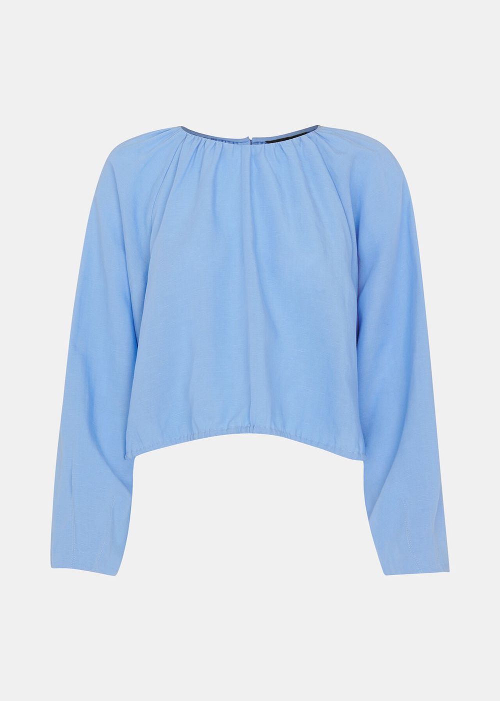 Whistles Nancy Top Blue | US-28940POMG