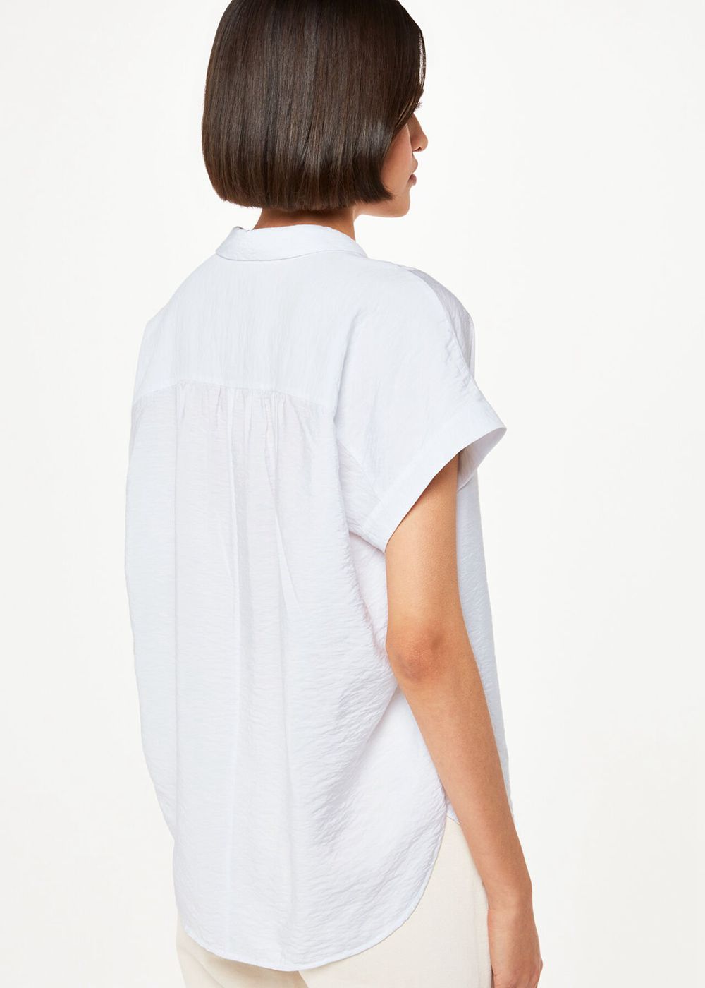 Whistles Nicola Button Through Shirts White | US-14570MTXF