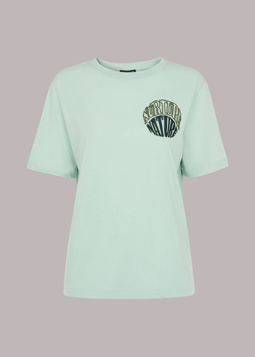 Whistles Nurture Nature T-Shirt Green | US-59621VQPZ