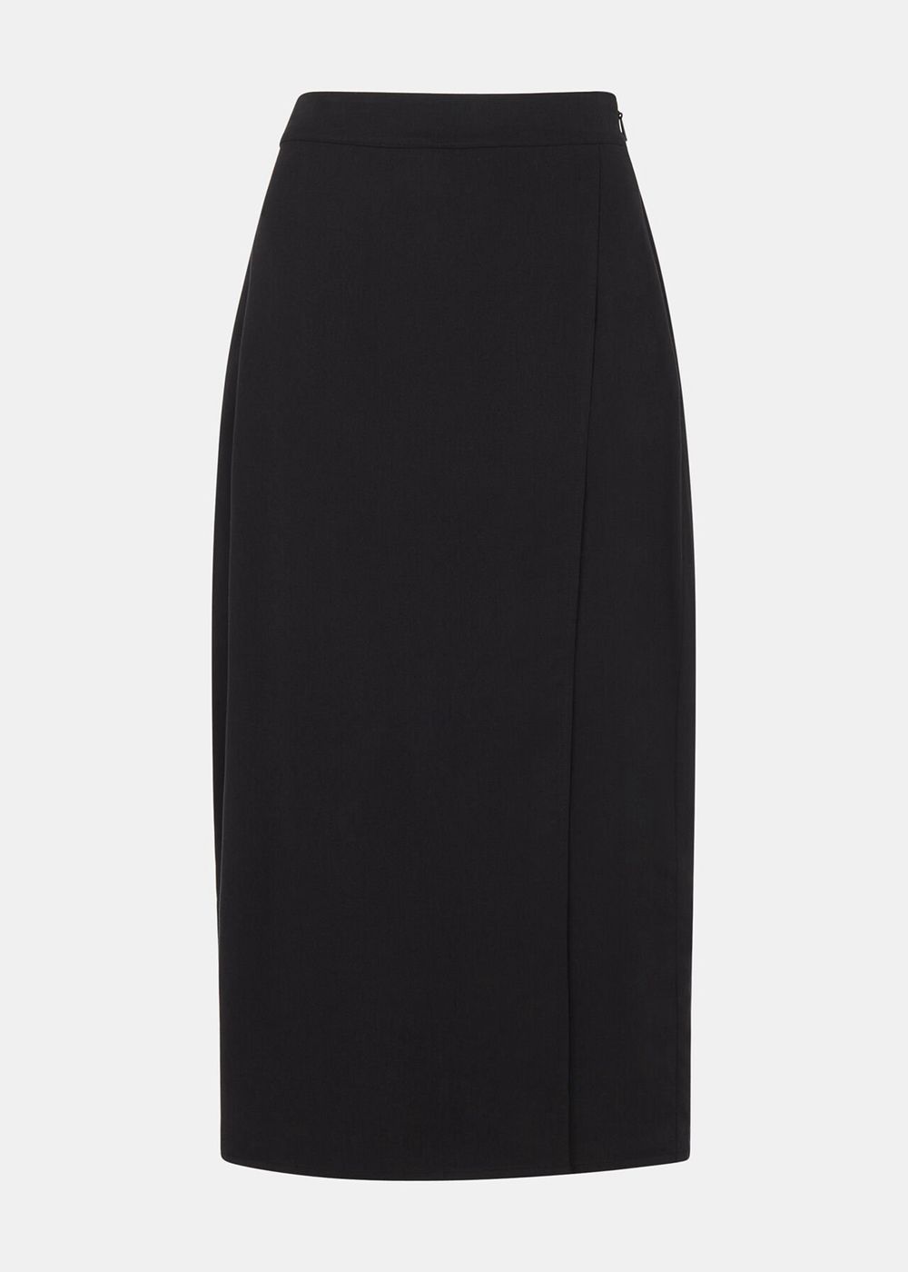 Whistles Olivia Wrap Skirts Black | US-23146OXWC