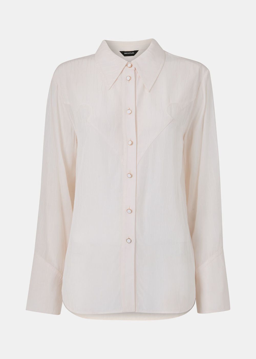 Whistles Orla Western Detail Shirts White | US-71629HYTL