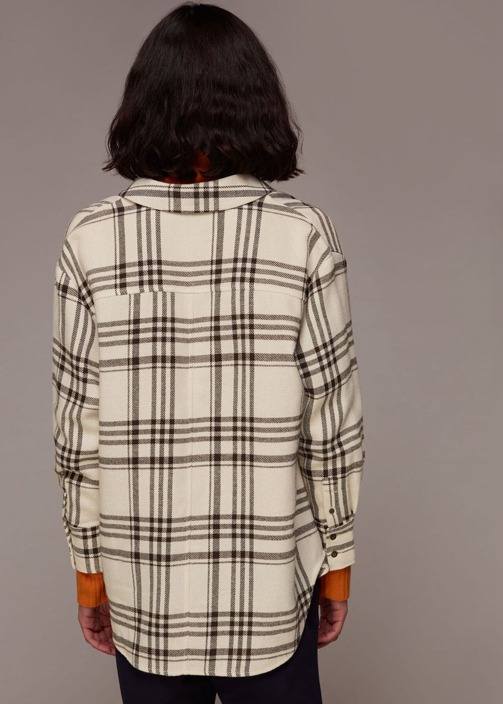 Whistles Oversized Check Cotton Shirts Multicolor | US-31654CZKA