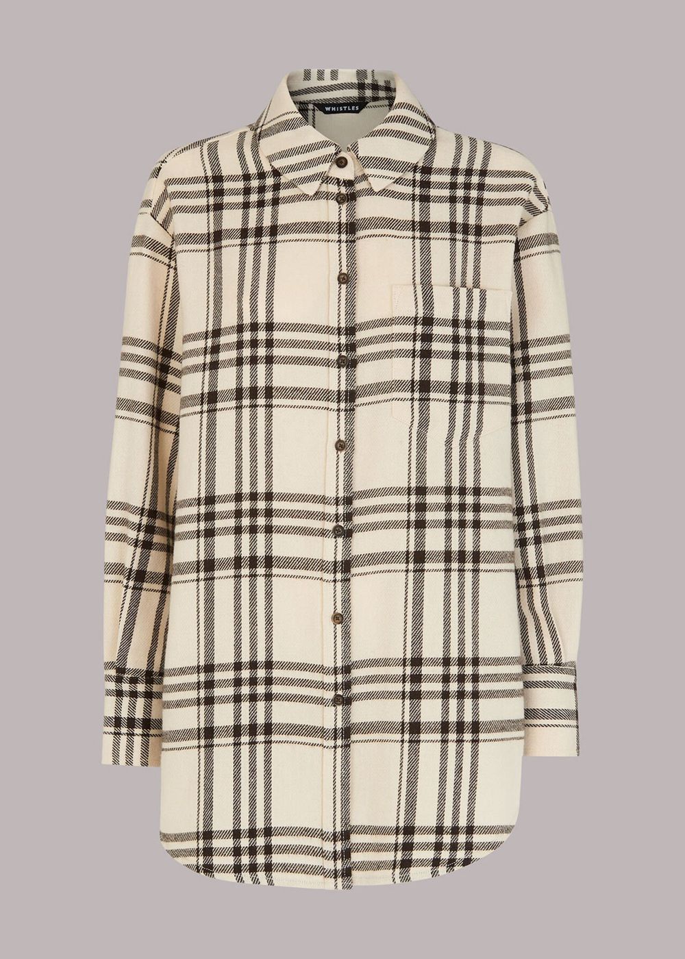 Whistles Oversized Check Cotton Shirts Multicolor | US-31654CZKA