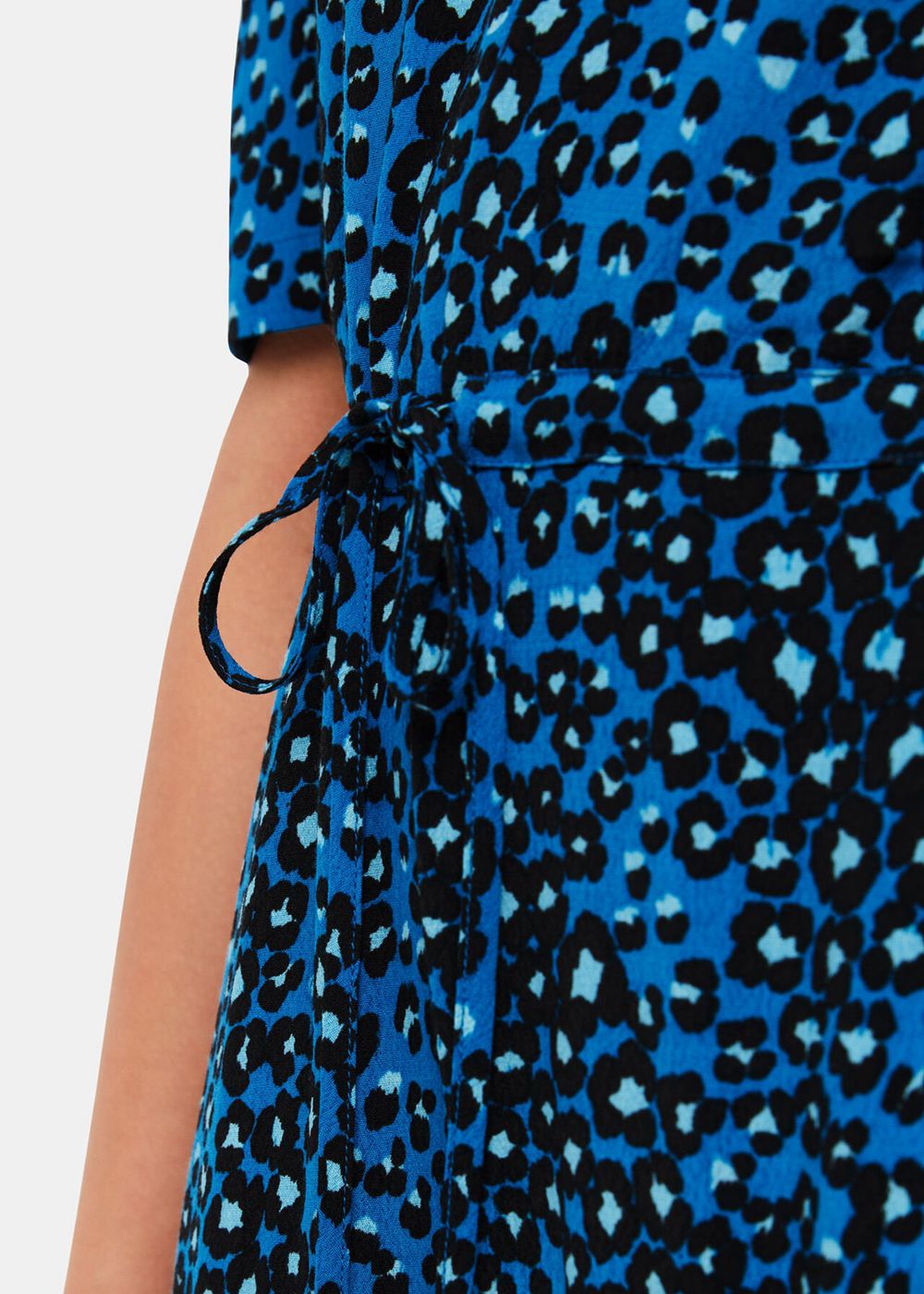 Whistles Painted Leopard Jumpsuit Blue / Multicolor | US-60983OKTU