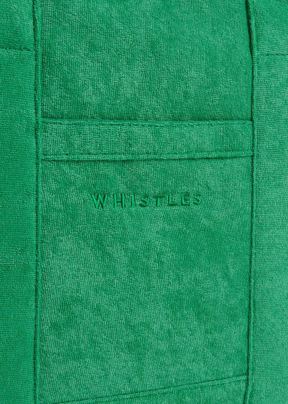 Whistles Penny Oversized Towelling Tote Bags Green | US-97041LRYS