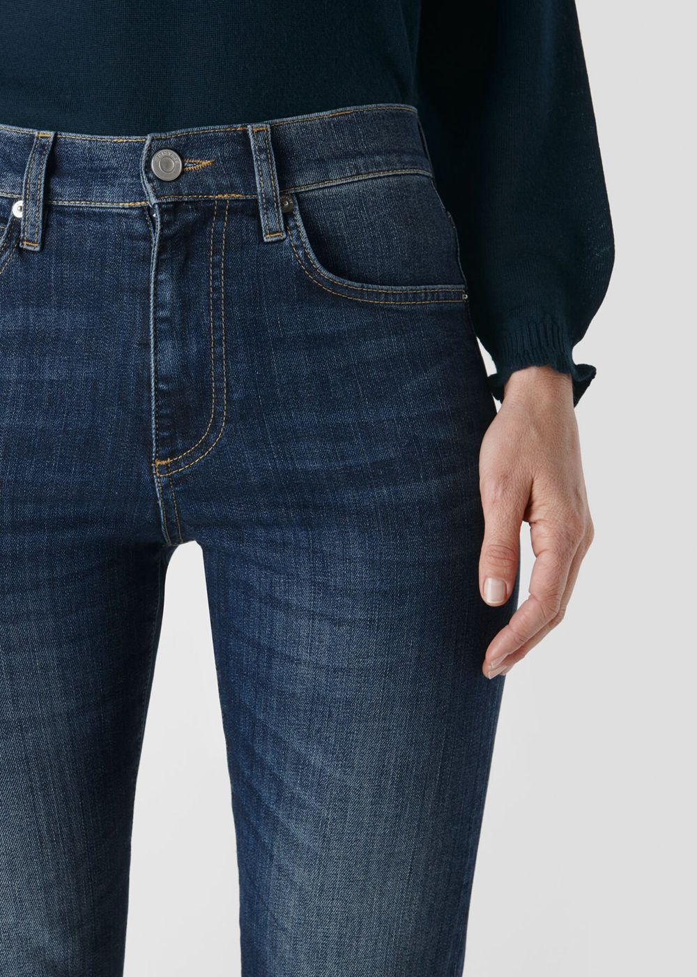 Whistles Perfect Slim Leg Jeans Blue | US-12705LHBE