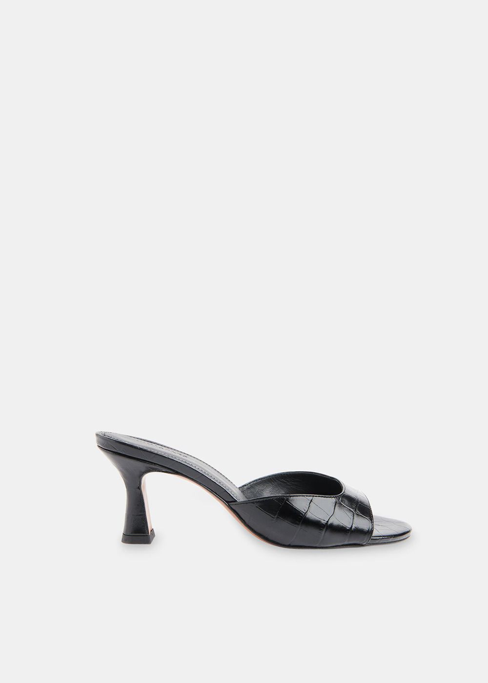 Whistles Pia Slip On Mule Black | US-18637YXEO