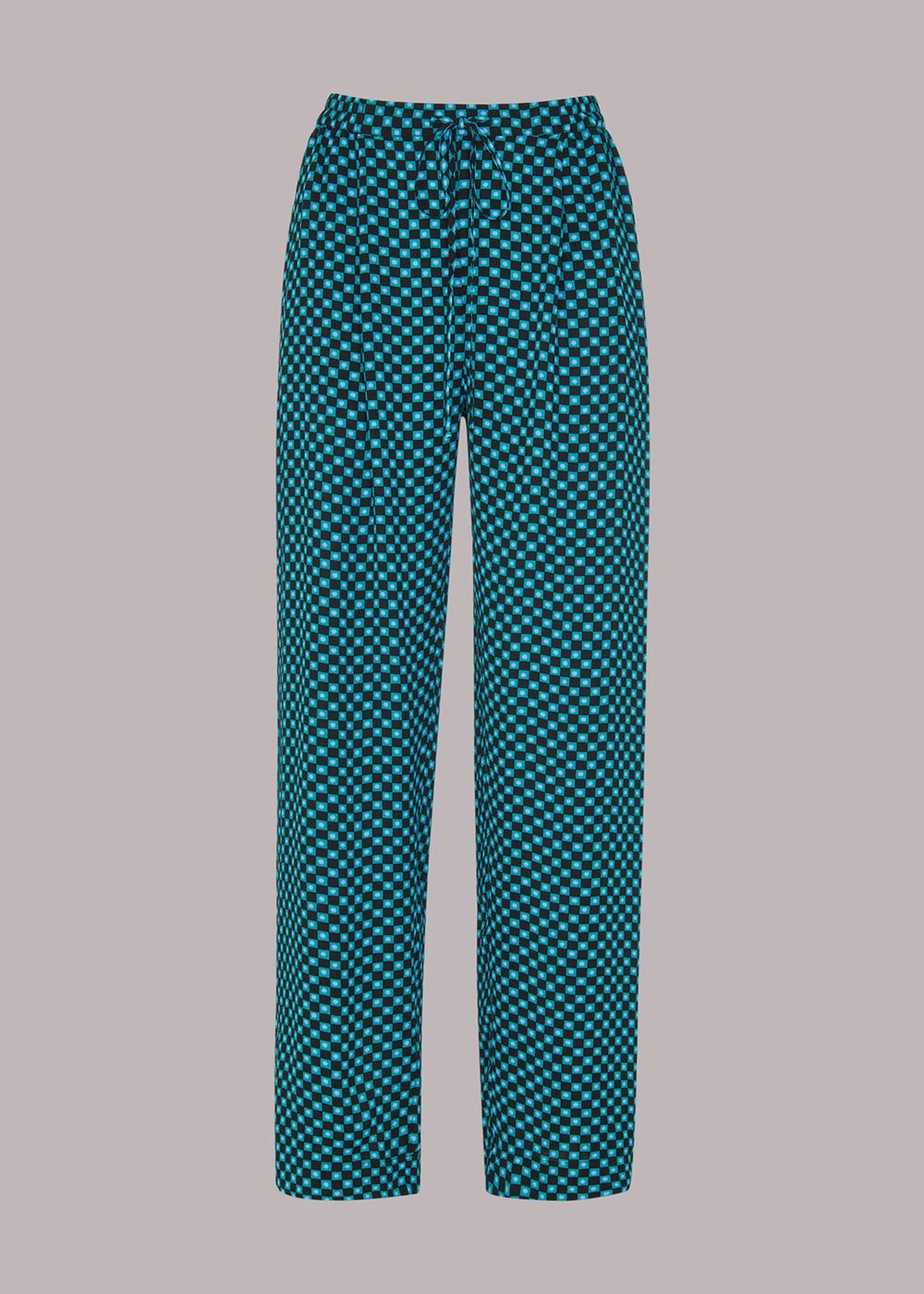 Whistles Pippa Star Check Print Pants Multicolor | US-09142YHPA