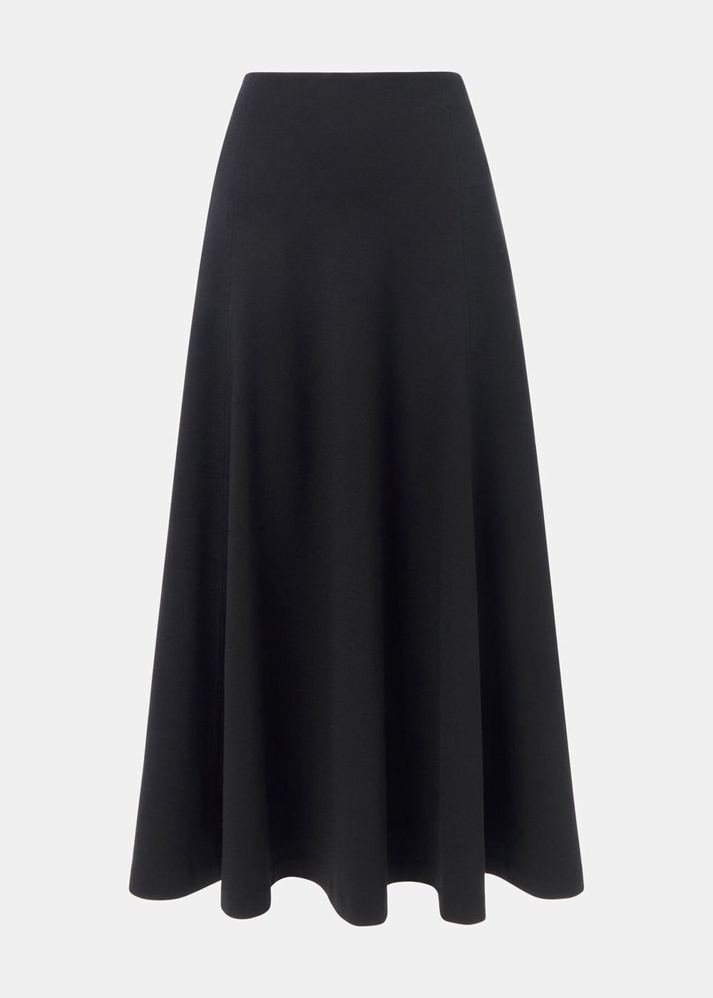 Whistles Ponte Full Skirts Black | US-74935TSGB