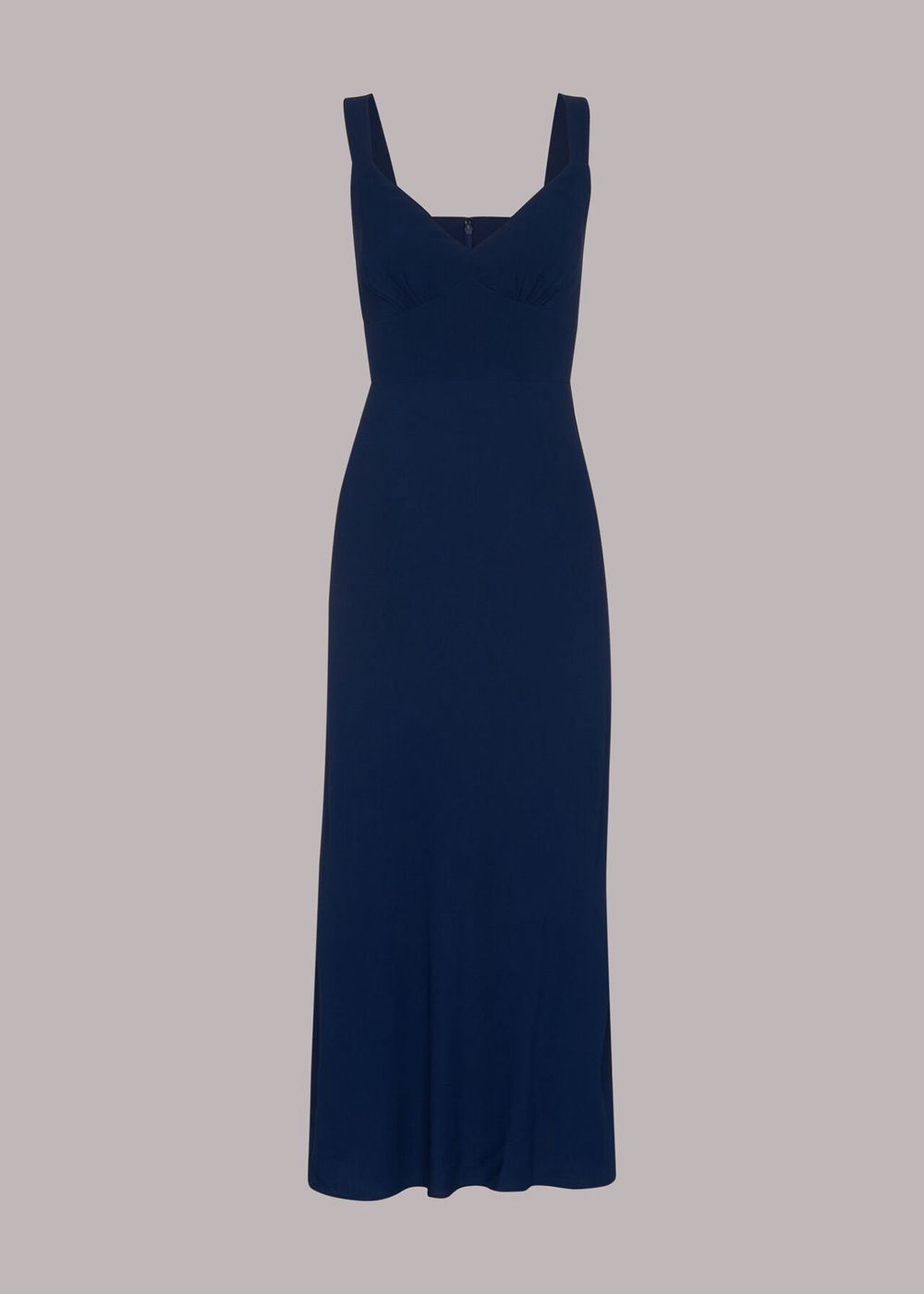 Whistles Rachael Sleeveless Dress Navy | US-05182KDRQ