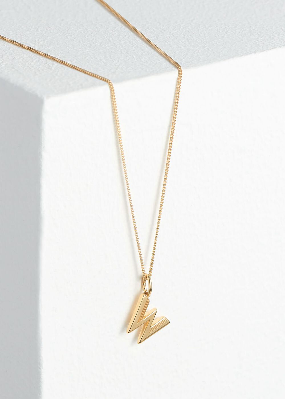 Whistles Rachel Jackson Letter Necklace Gold | US-01846VQJT