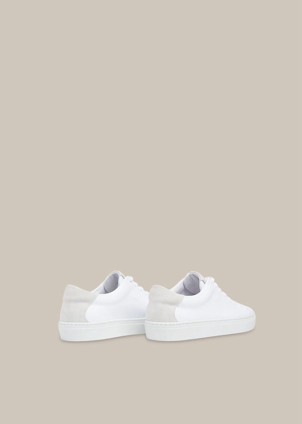 Whistles Raife Minimal Sneakers White | US-53904KBFE