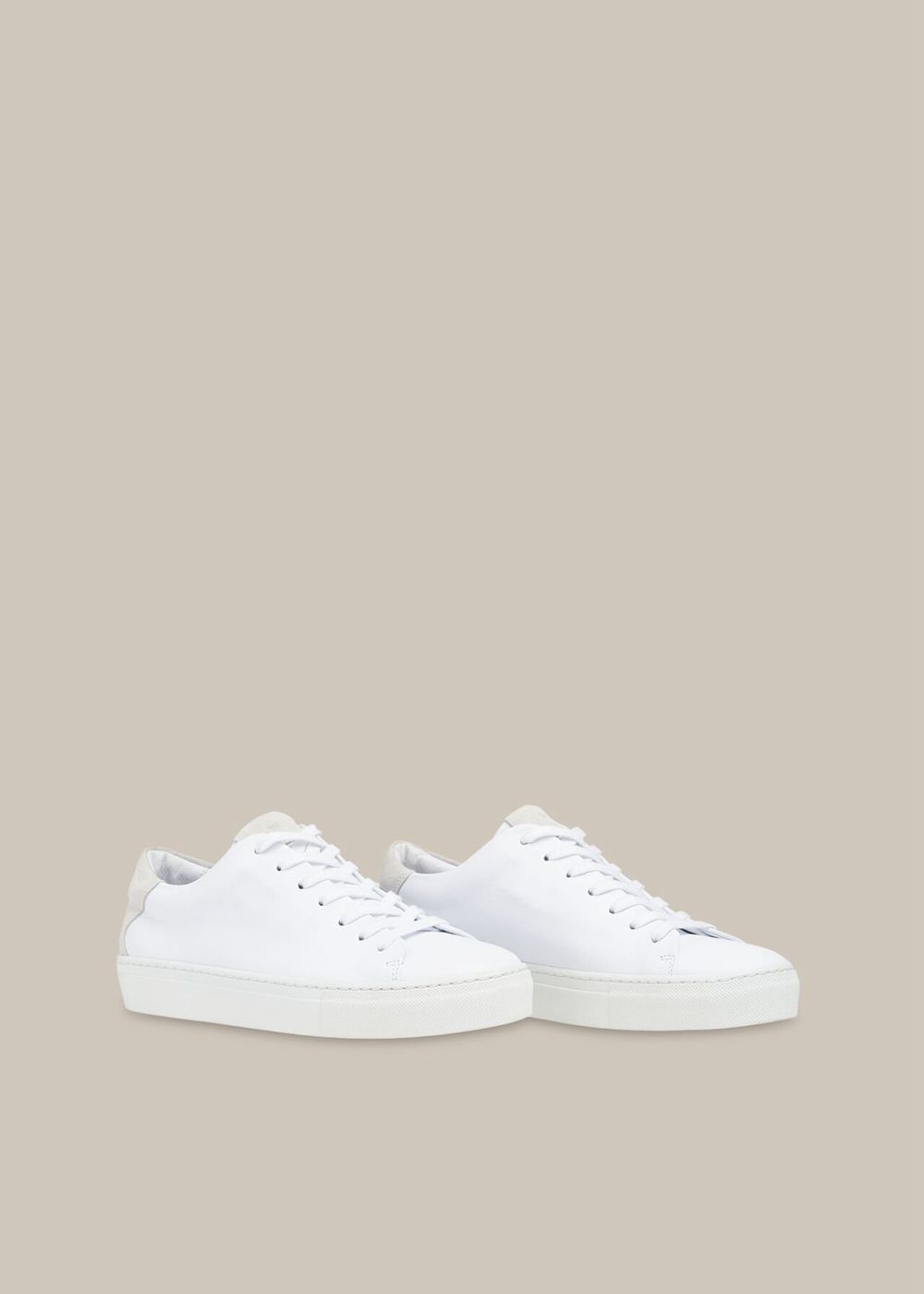 Whistles Raife Minimal Sneakers White | US-53904KBFE