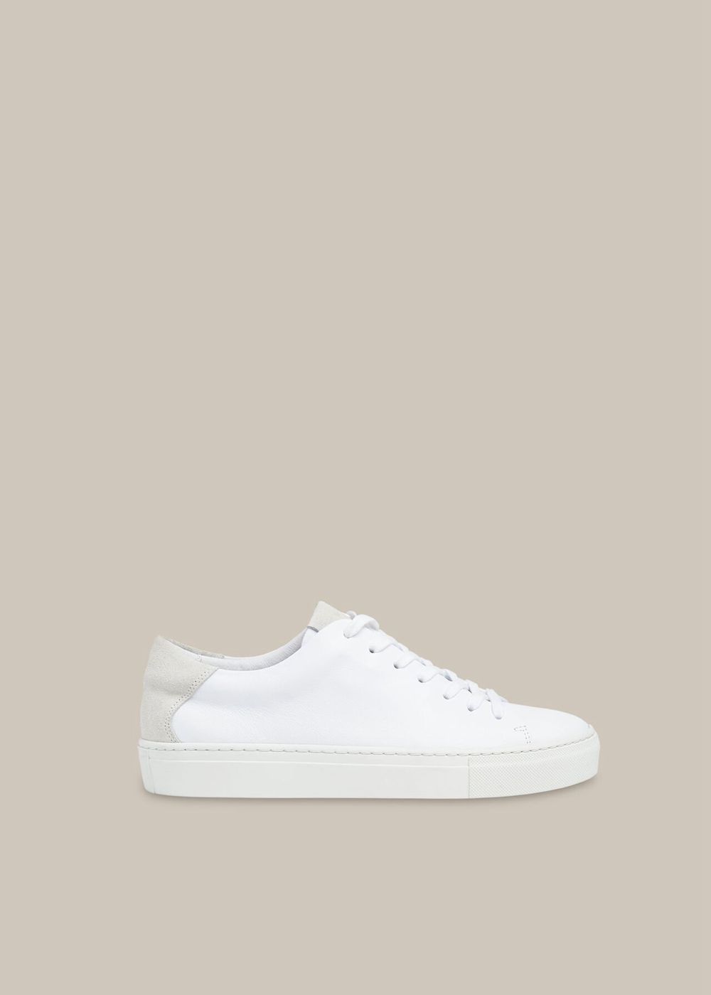 Whistles Raife Minimal Sneakers White | US-53904KBFE