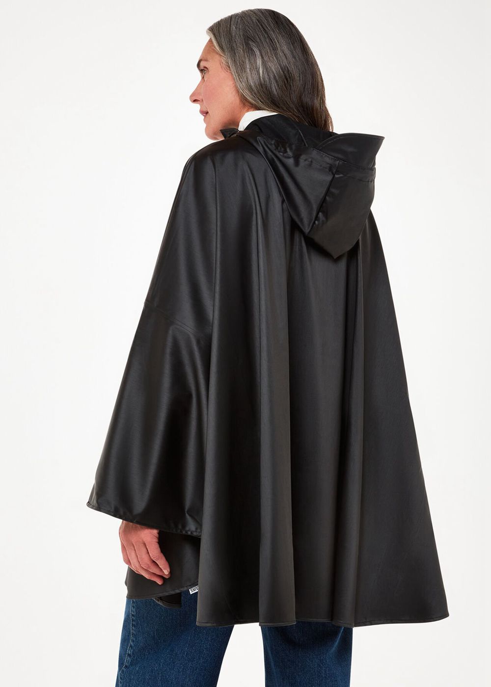 Whistles Rains Cape Jacket Black | US-51829SCTP