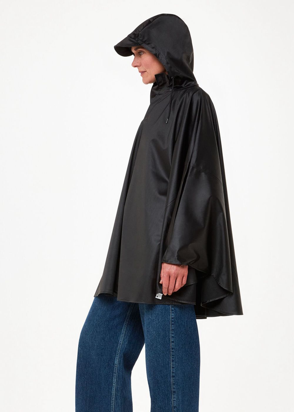 Whistles Rains Cape Jacket Black | US-51829SCTP