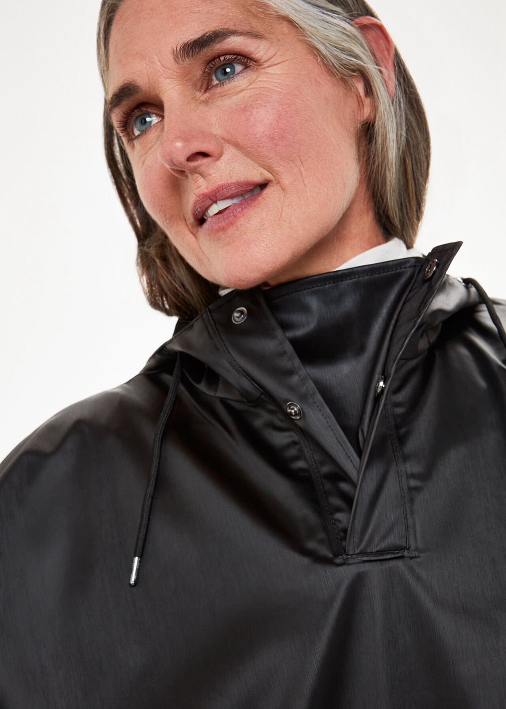 Whistles Rains Cape Jacket Black | US-51829SCTP