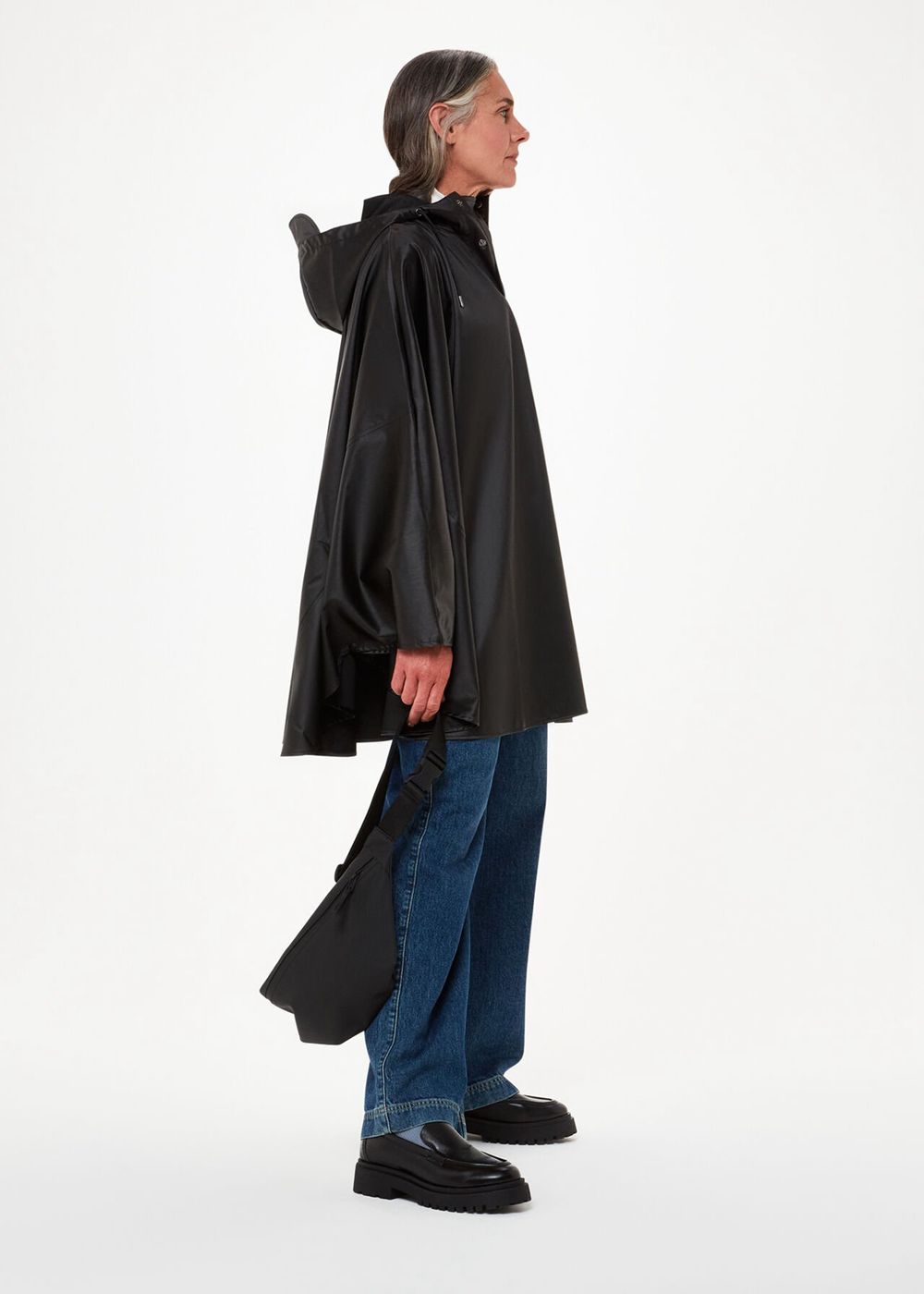 Whistles Rains Cape Jacket Black | US-51829SCTP