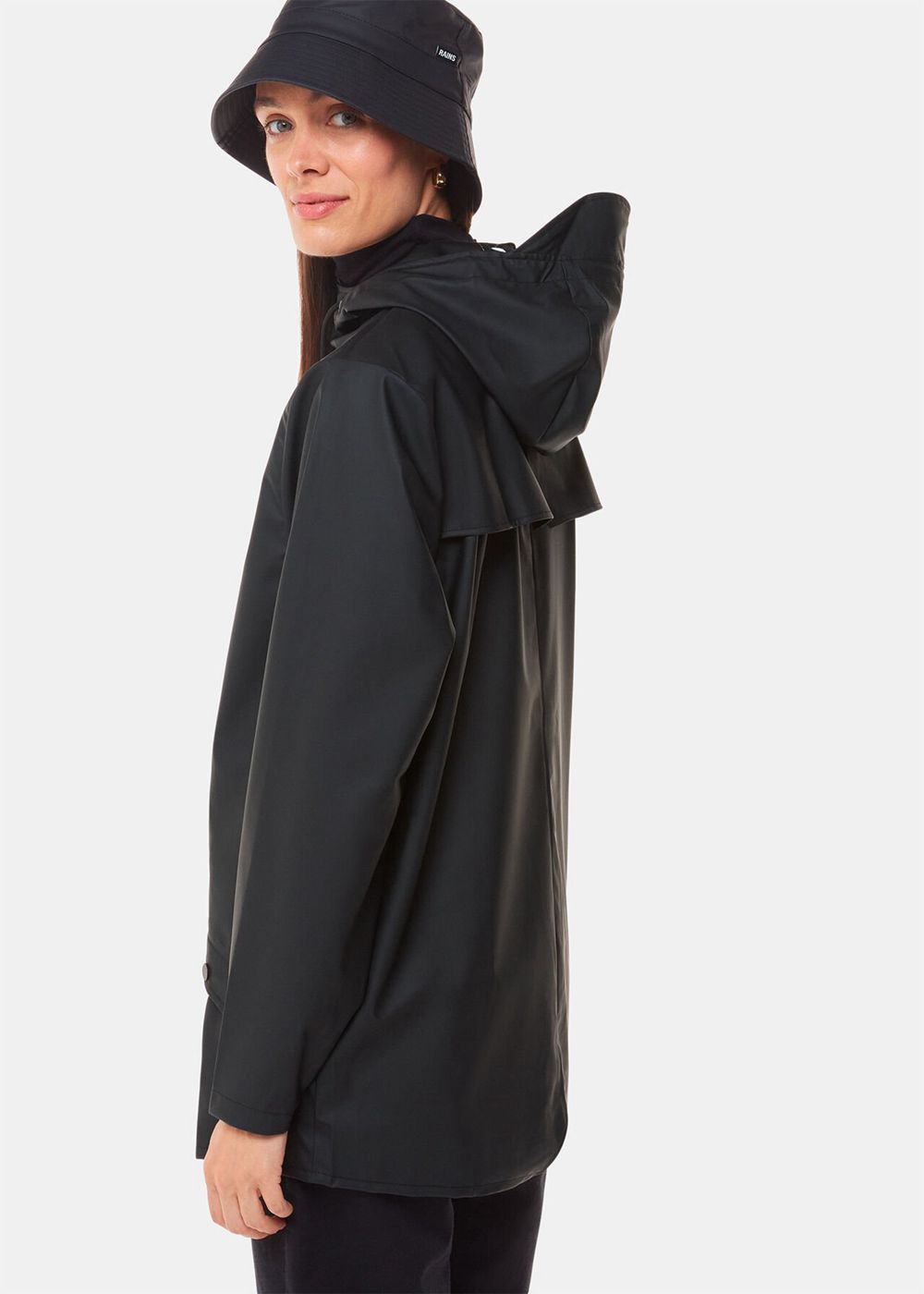 Whistles Rains Jacket Black | US-68957YHBQ