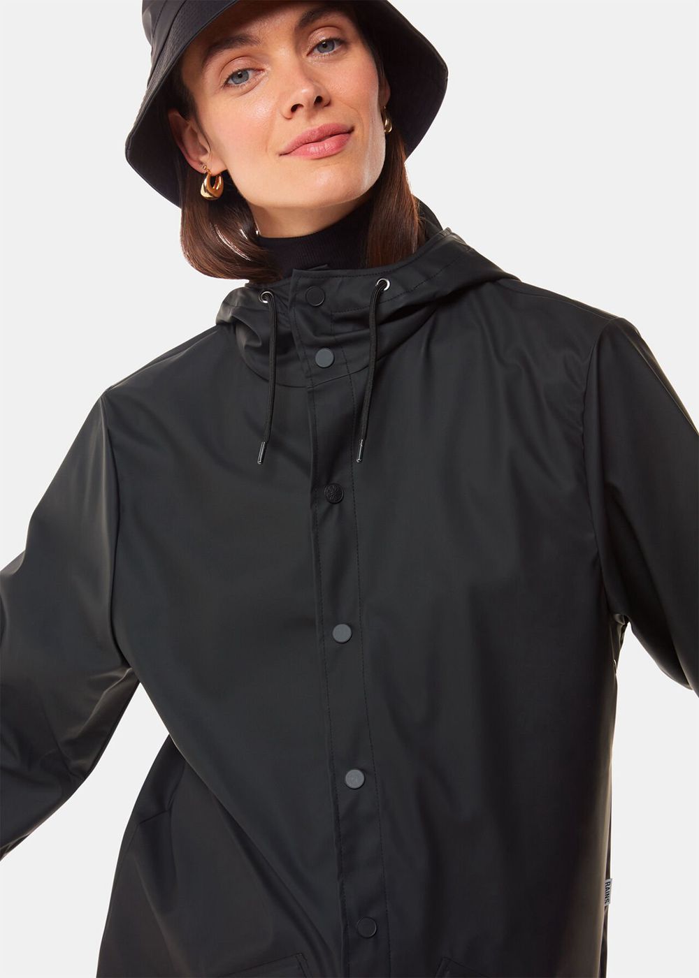 Whistles Rains Jacket Black | US-68957YHBQ