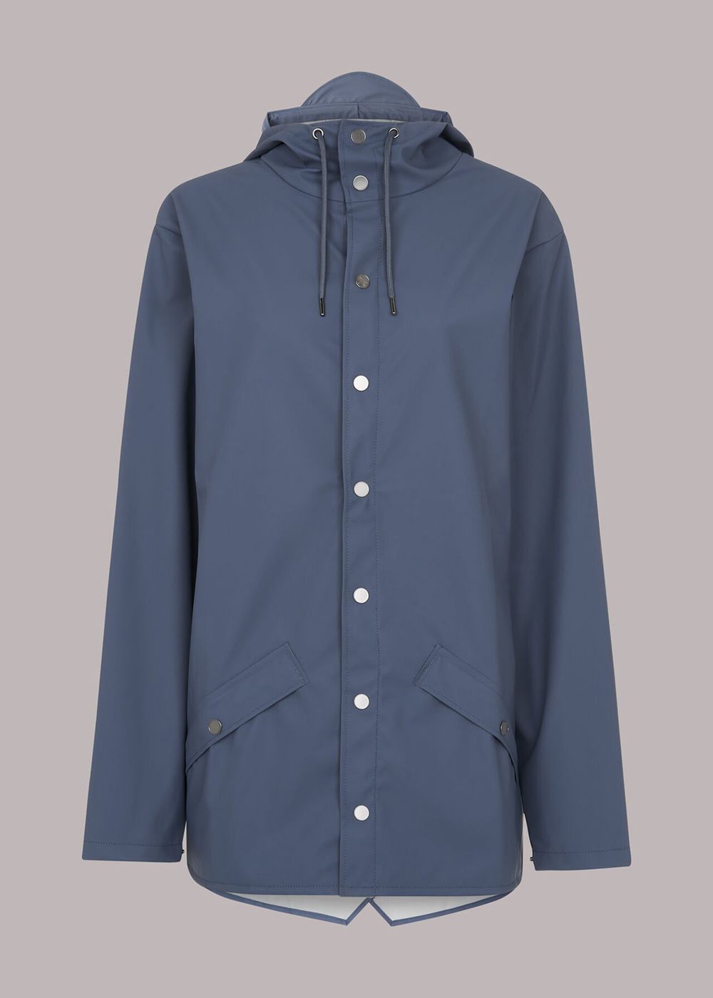 Whistles Rains Jacket Blue | US-91540OREC