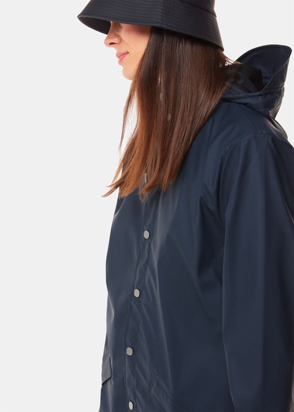 Whistles Rains Jacket Navy | US-50761NLAT