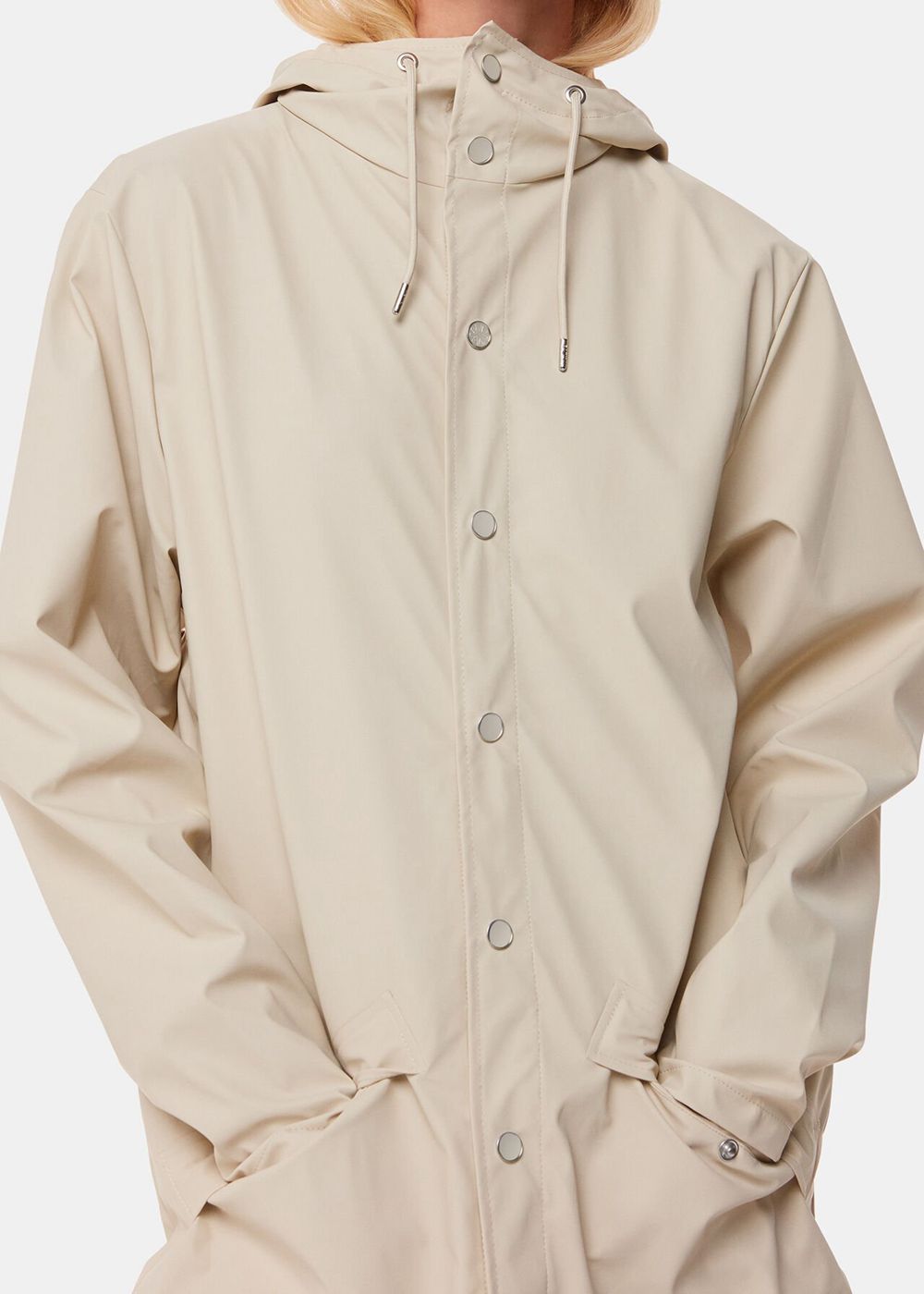 Whistles Rains Jacket White | US-86750BIAG