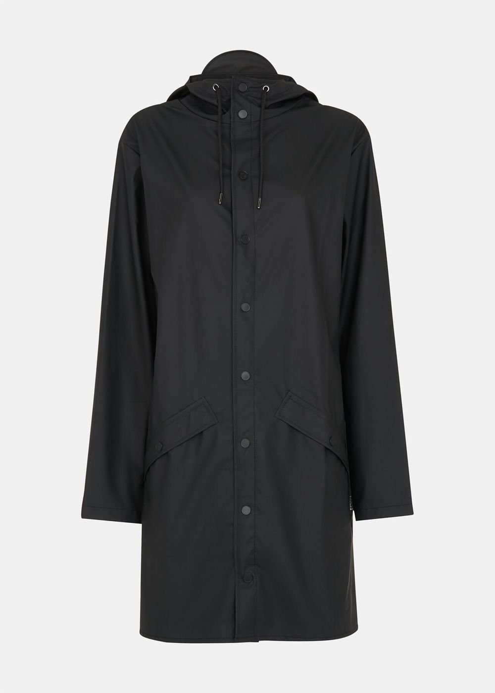 Whistles Rains Long Jacket Black | US-27638HFVS