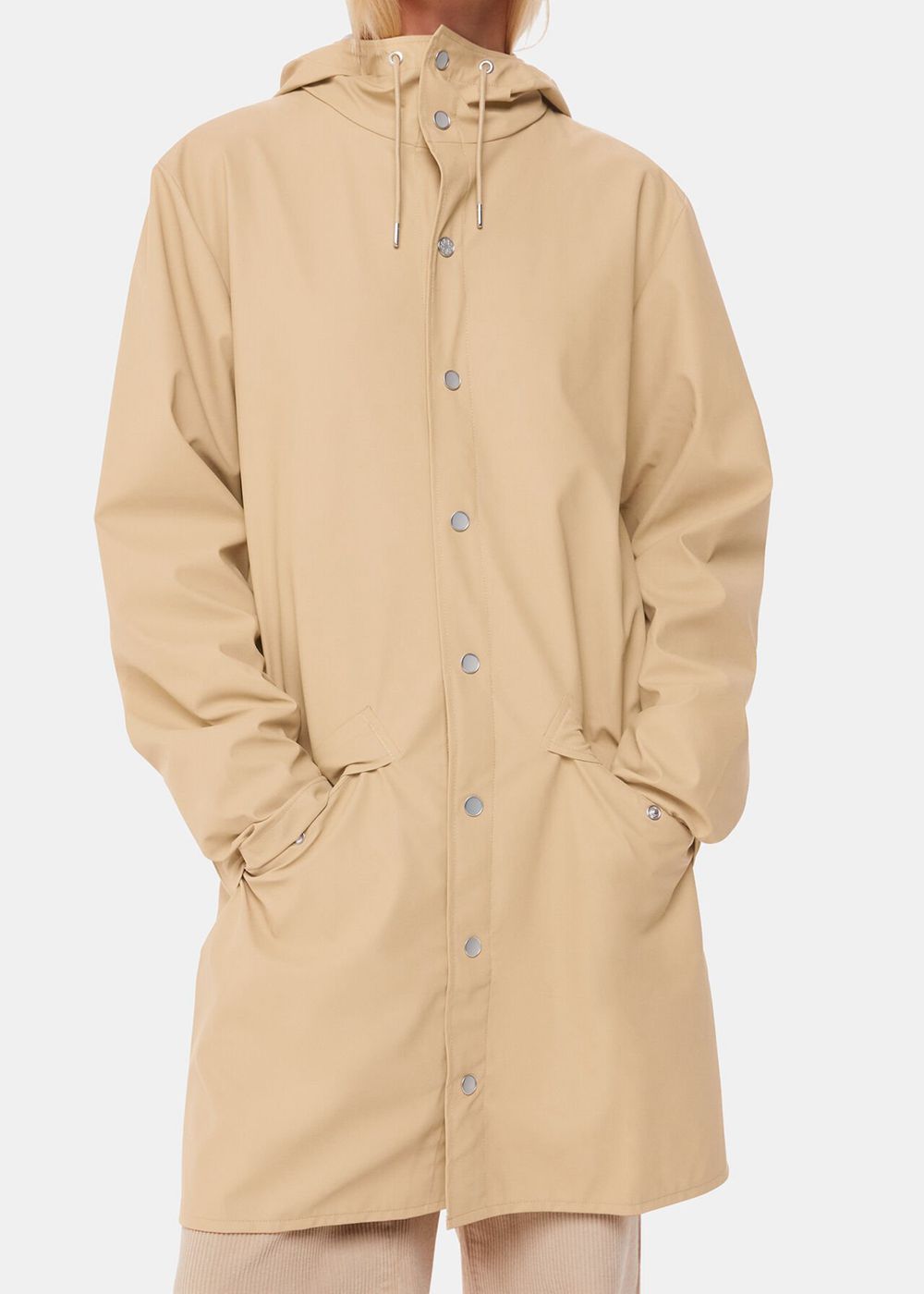 Whistles Rains Long Jacket Brown | US-35879WRYS