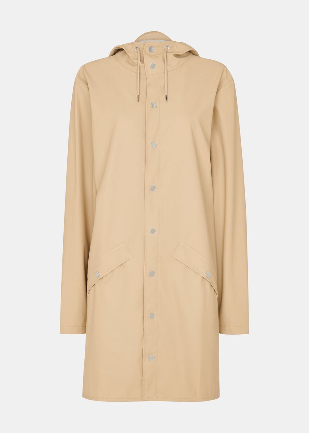 Whistles Rains Long Jacket Brown | US-35879WRYS