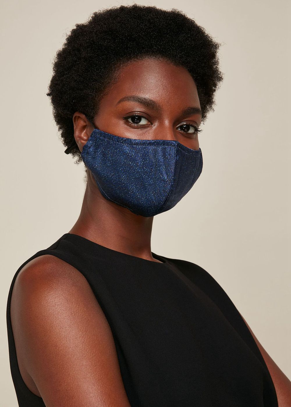 Whistles Reusable Face Masks Blue | US-06174YHVS