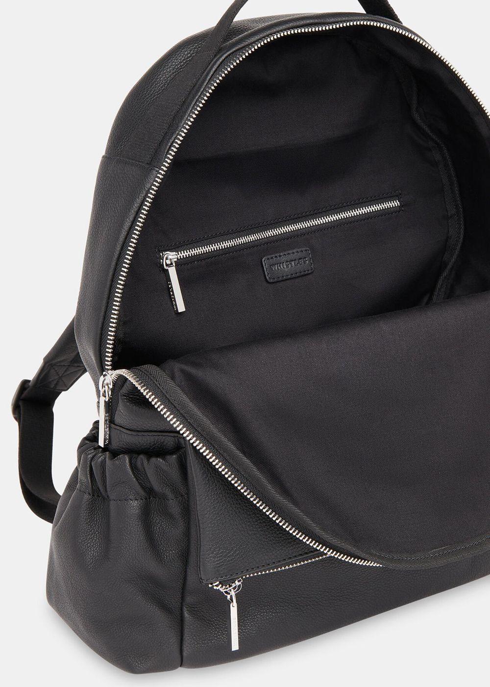 Whistles Reya Backpack Black | US-32479GJLI