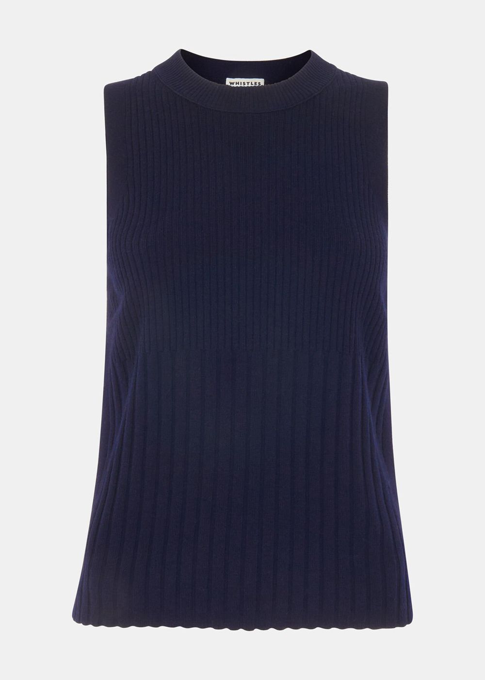 Whistles Ribbed Knitwear Navy | US-68150CNYU