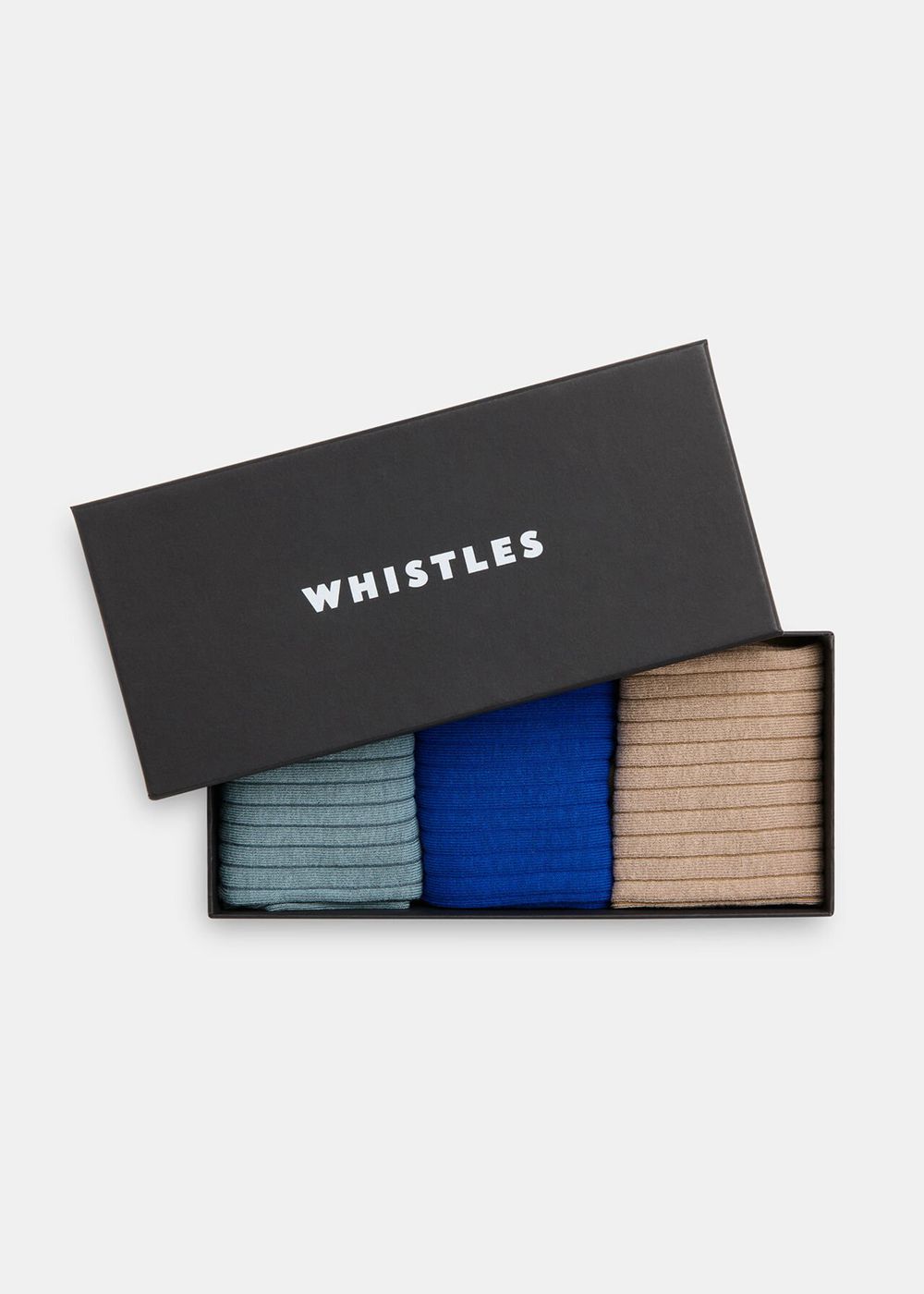 Whistles Ribbed Set Of Socks Blue / Multicolor | US-63720AHZX