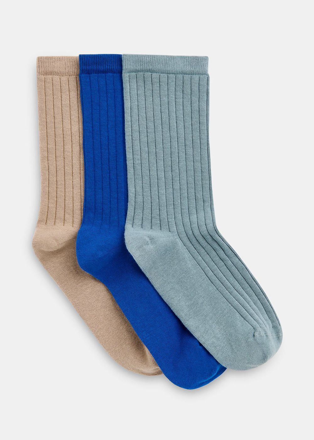 Whistles Ribbed Set Of Socks Blue / Multicolor | US-63720AHZX